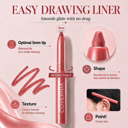 Easy Glide Lip Liner — Creamy, Blendable Color with Smooth Application, Summervibes