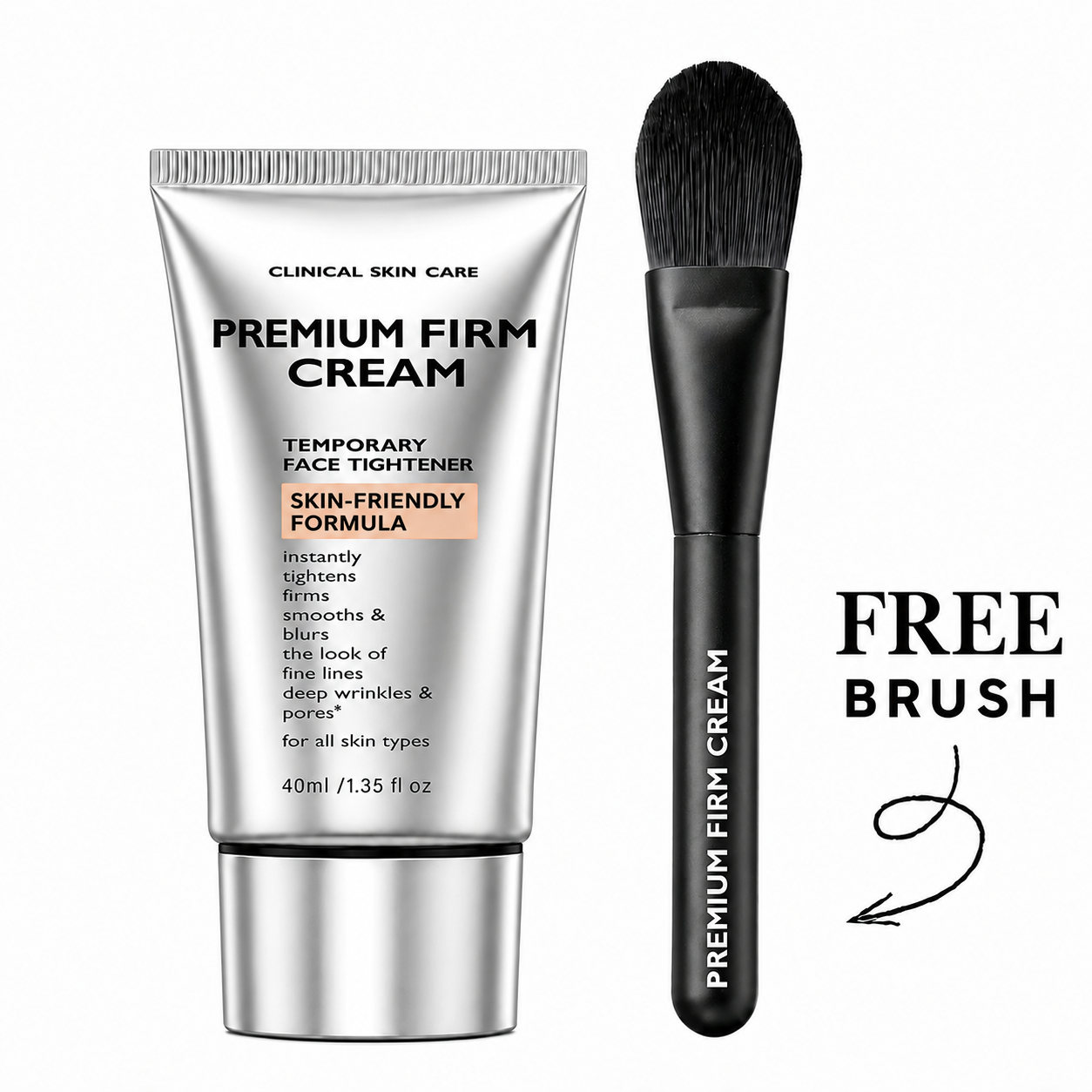 Instant Face Provisional Eye Tightener Skin-Friendly Formula
