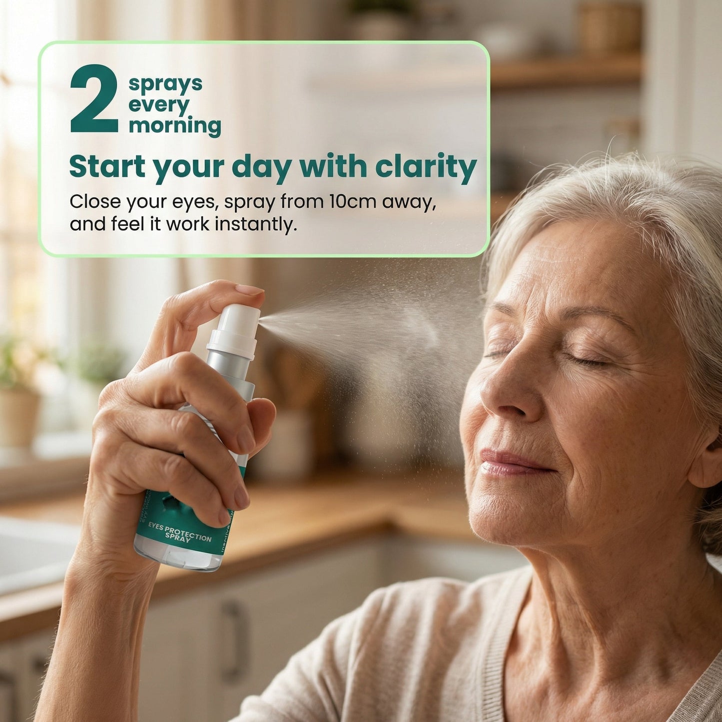 Lutein Eye Care Spray — 10-Second Daily Routine