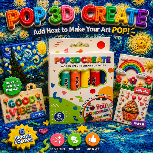 Save 50% by ordering today丨Covernia® 3D Relief Art Pen – Turn Flat Drawings Into Touchable 3D Art🪄