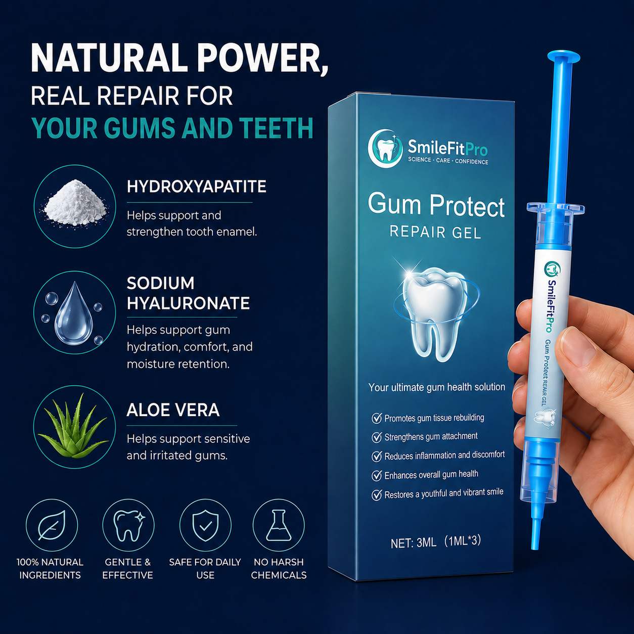 Precision Gum Care Gel – Daily Support for Sensitive, Tender & Bleeding Gums.