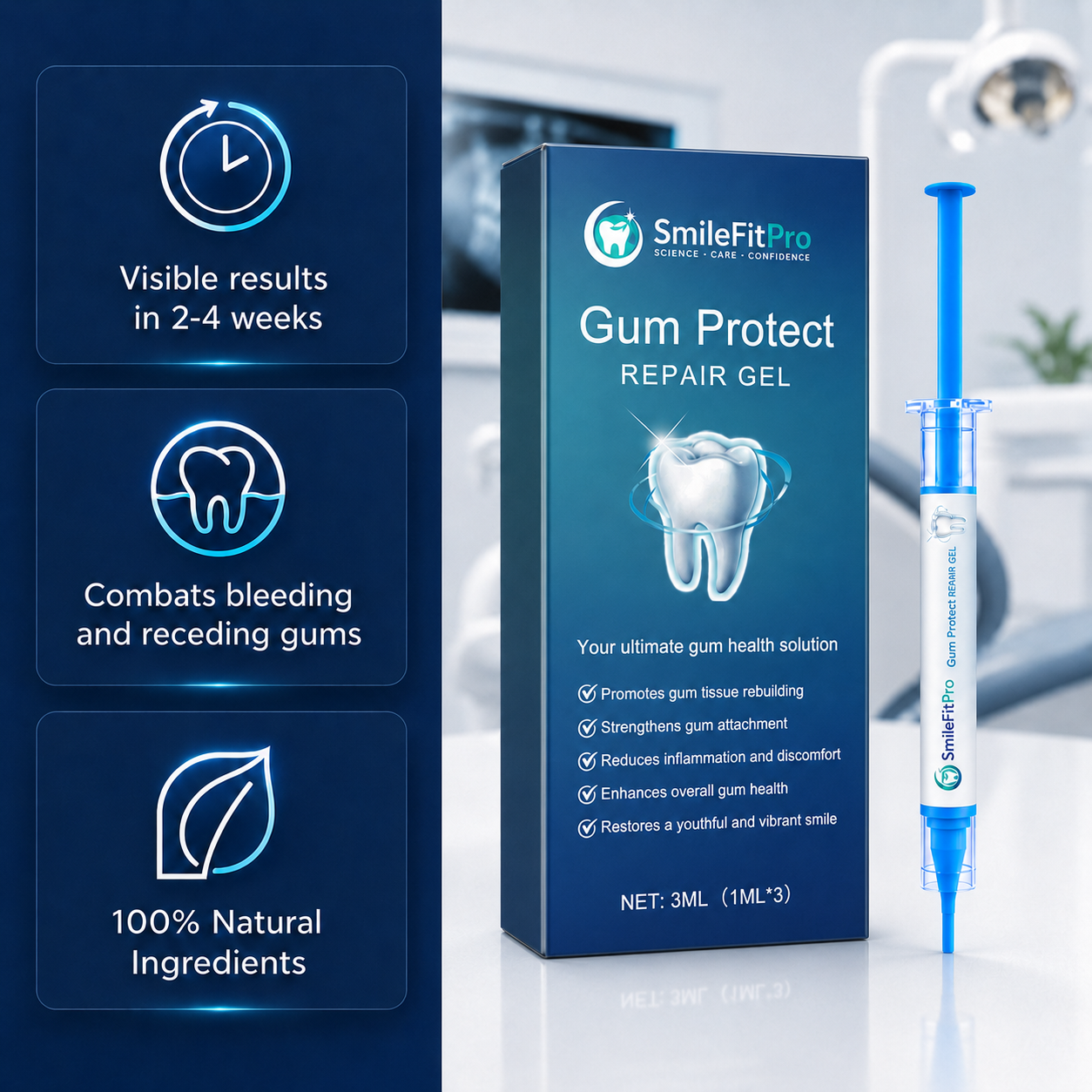 Precision Gum Care Gel – Daily Support for Sensitive, Tender & Bleeding Gums.