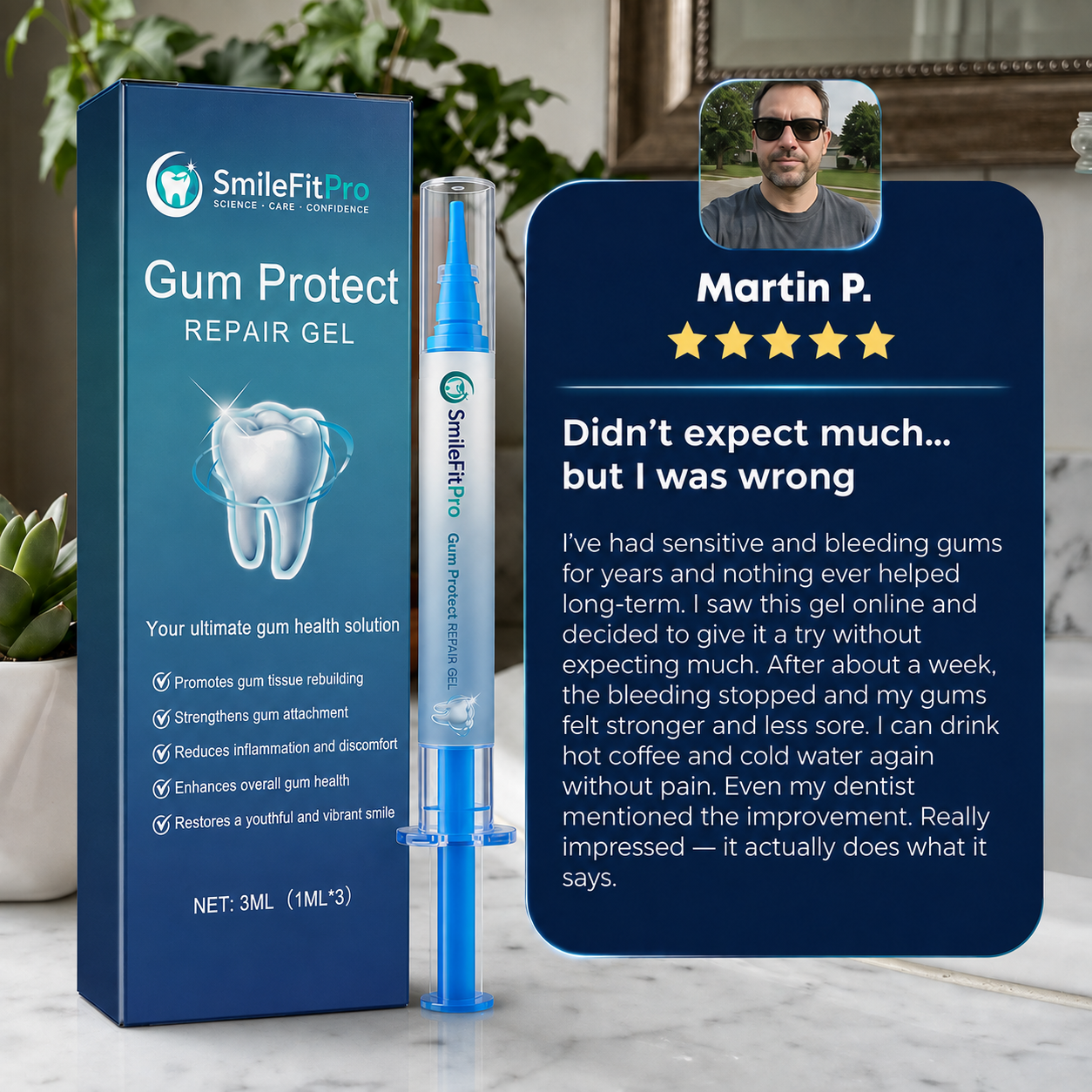 Precision Gum Care Gel – Daily Support for Sensitive, Tender & Bleeding Gums.