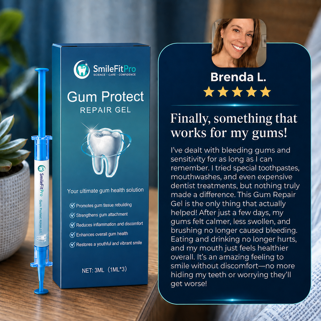 Precision Gum Care Gel – Daily Support for Sensitive, Tender & Bleeding Gums.