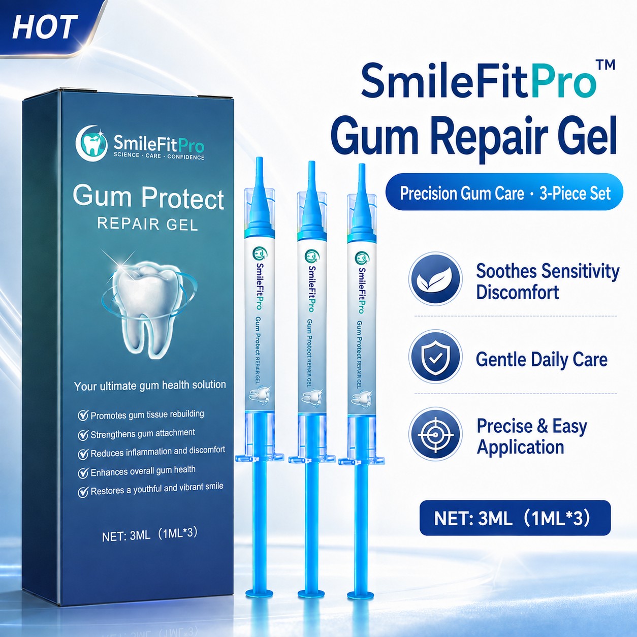 Precision Gum Care Gel – Daily Support for Sensitive, Tender & Bleeding Gums.